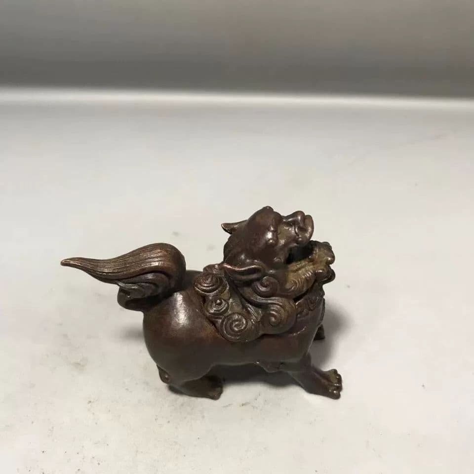 銅 細工 香炉 獅子香炉 香道具 茶道具 装飾品 工芸品 置物