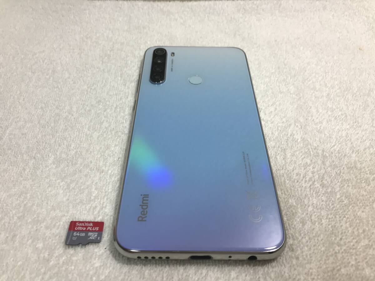 Xiaomi Redmi Note 8 M1908C3JG Androidバージョン11 SIMフリー 付属品あり