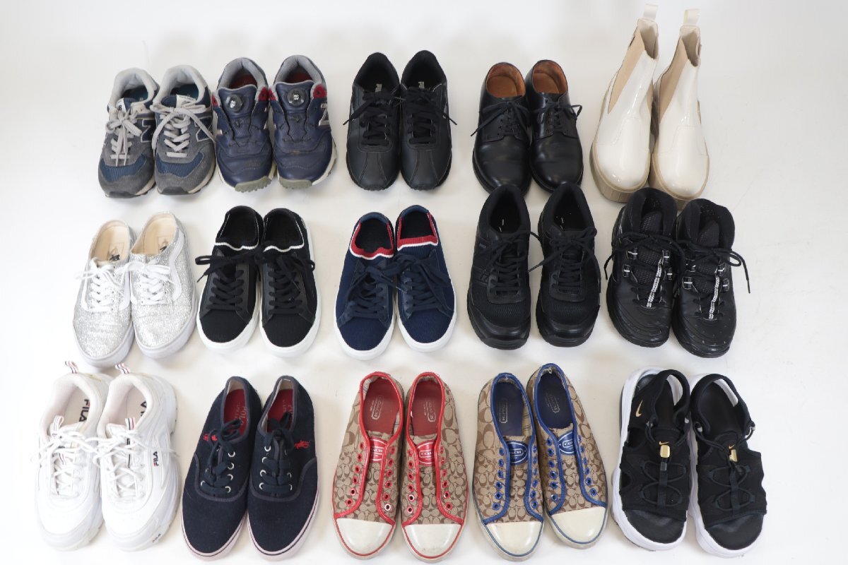 【15点】COACH コーチ NIKE PUMA 等含 スニーカー 革靴 サンダル ブーツ 靴 シューズ サイズ 5 6 7 7 1/2 等含 レディース まとめ 1690-SK