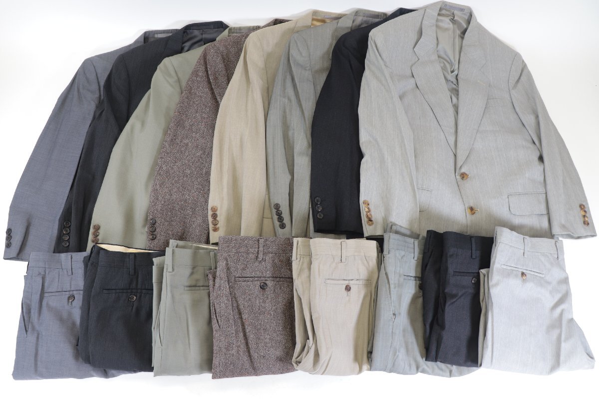 【16点】HICKEY FREEMAN ヒッキーフリーマン スーツ セットアップ ジャケット スラックス 背広 サイズ AB5 等含 メンズ まとめ 1733-SS