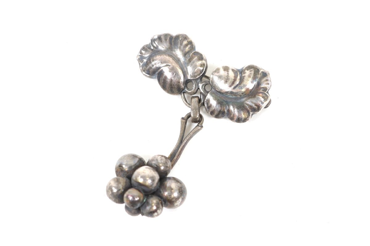 GEORGJENSEN ジョージジェンセン ムーンライト グレープ 217A SV925 ブローチ シルバー アクセサリー 1779-YO