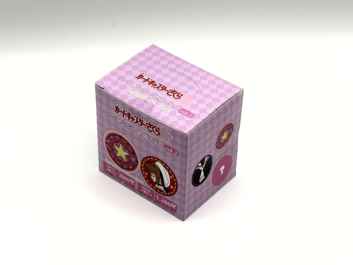 カードキャプターさくら トレーディング刺繍缶バッジ カードキャプターさくら Vol.2 BOX 6個入り