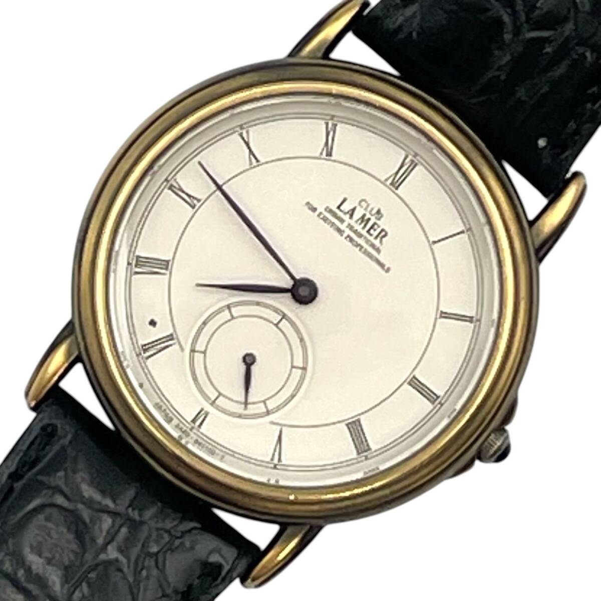 訳あり 稼働 シチズン CITIZEN クラブ ラ メール 腕時計 Club La Mer 3481-340809TA アナログ クォーツ スモセコ スモールセコンド 【a7】