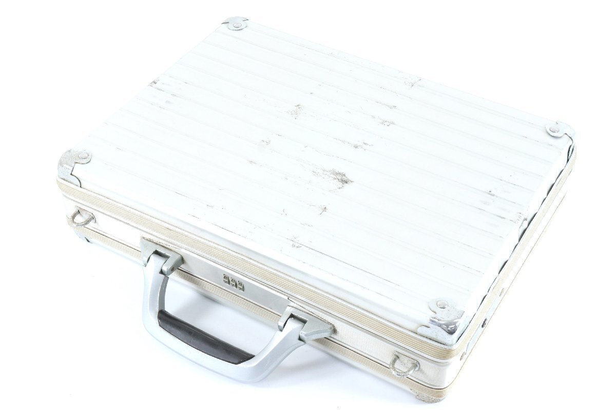 RIMOWA リモワ スーツケース アタッシュケース ビジネス バッグ MADE IN GERMANY ドイツ製 シルバーカラー 2266-AM