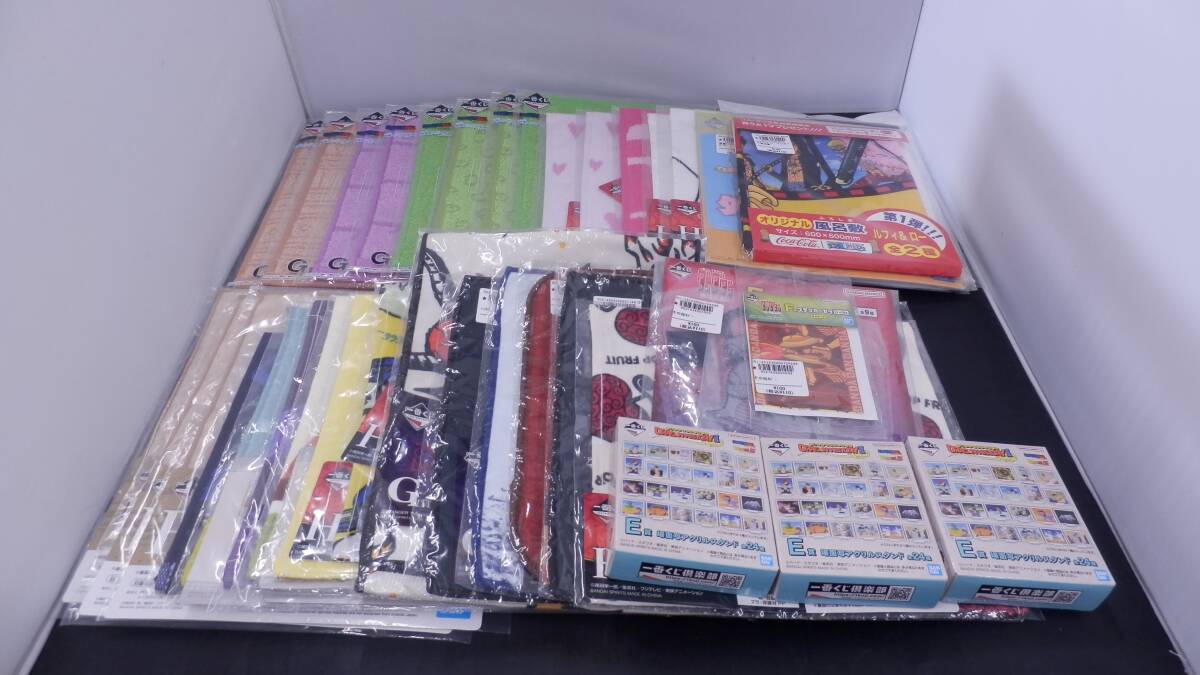 ◆◇ピ/バンダイナムコ/一番くじ/ドラゴンボール/ワンピース/アクリルスタンド/ジャガードタオル/ダブリ有/mp5.25-112◇◆