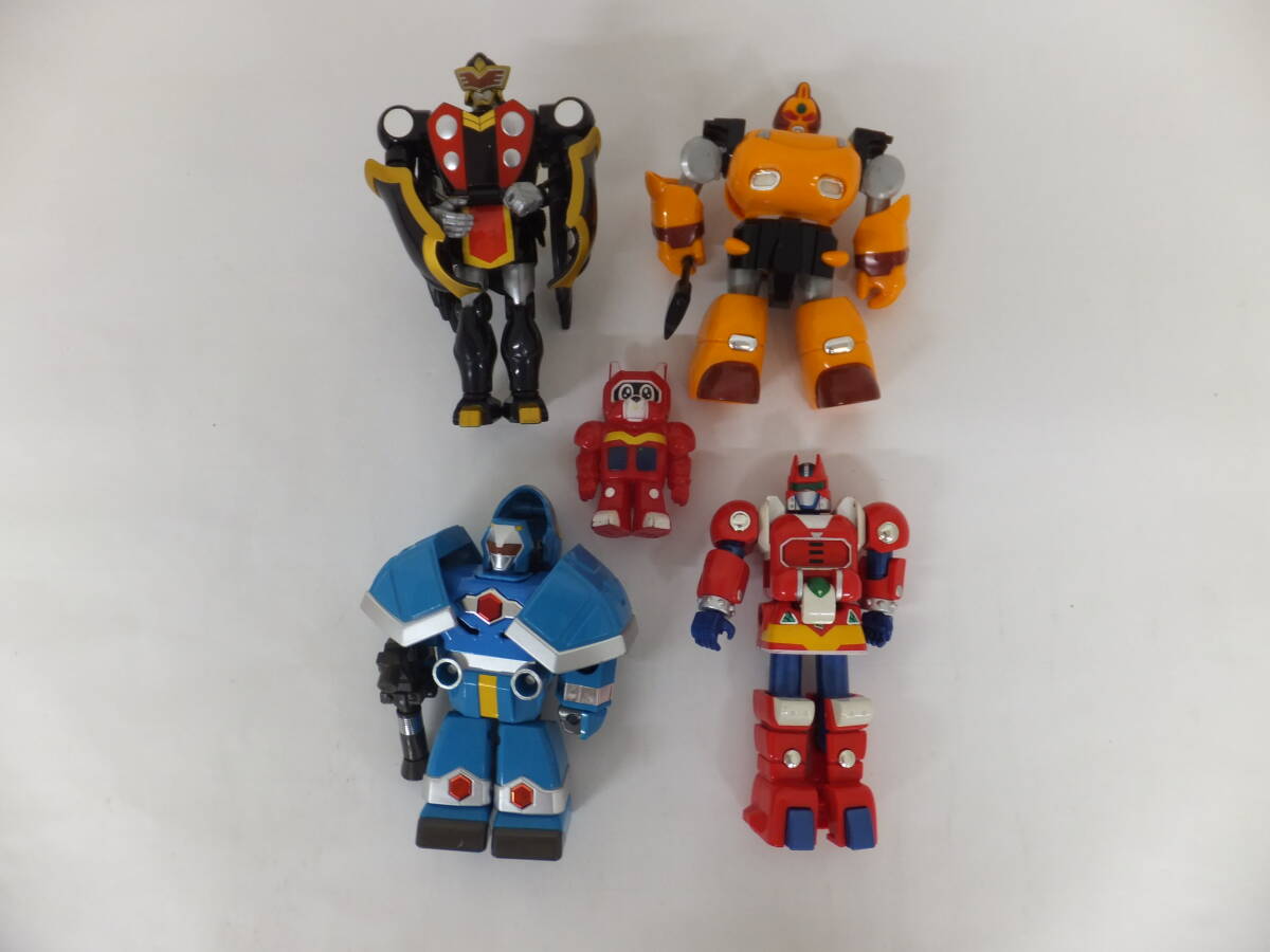 ◆◇静/BANDAI/テツワン探偵ロボタック/5体/ジシャクチェンジャーシリーズ/ロボタック/No.1/ダークロー/カバドス/カメロック/mS-2936◇◆