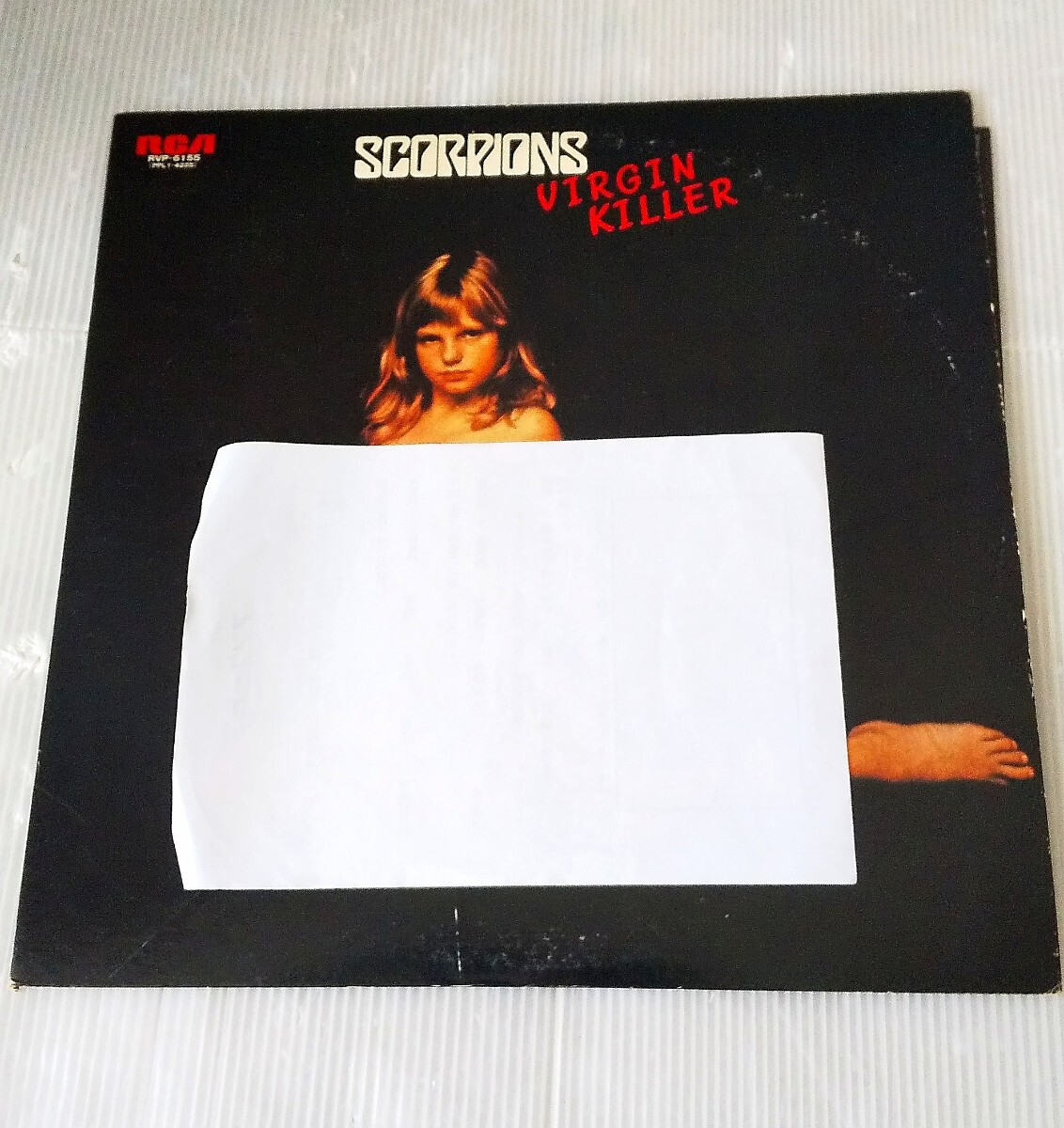 希少 見本盤 スコーピオンズ 狂熱の蠍団~ヴァージンキラー RCA RVP6155 LP Virgin Killer レコード