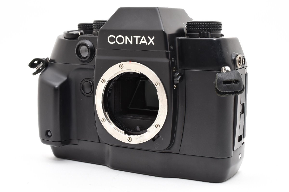 ◇◆ 完動美品 コンタックス Contax AX 一眼レフ 35mm フィルムカメラ ブラック ボディ ボデー 露出計OK 動作確認済 4571 ◆◇