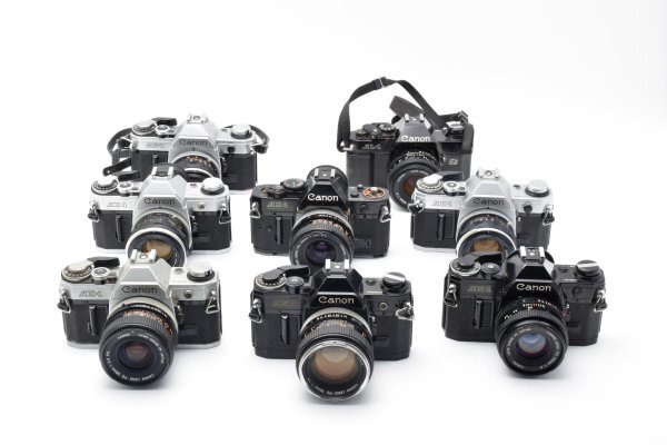 ★訳あり大特価★キャノン CANON AE−1×6 /AL-1 /AE-1 PROGRAM +FD 50mm F1.4等《レンズセット》★8個まとめ★ A84 ★★ #3447 #7060 #A92