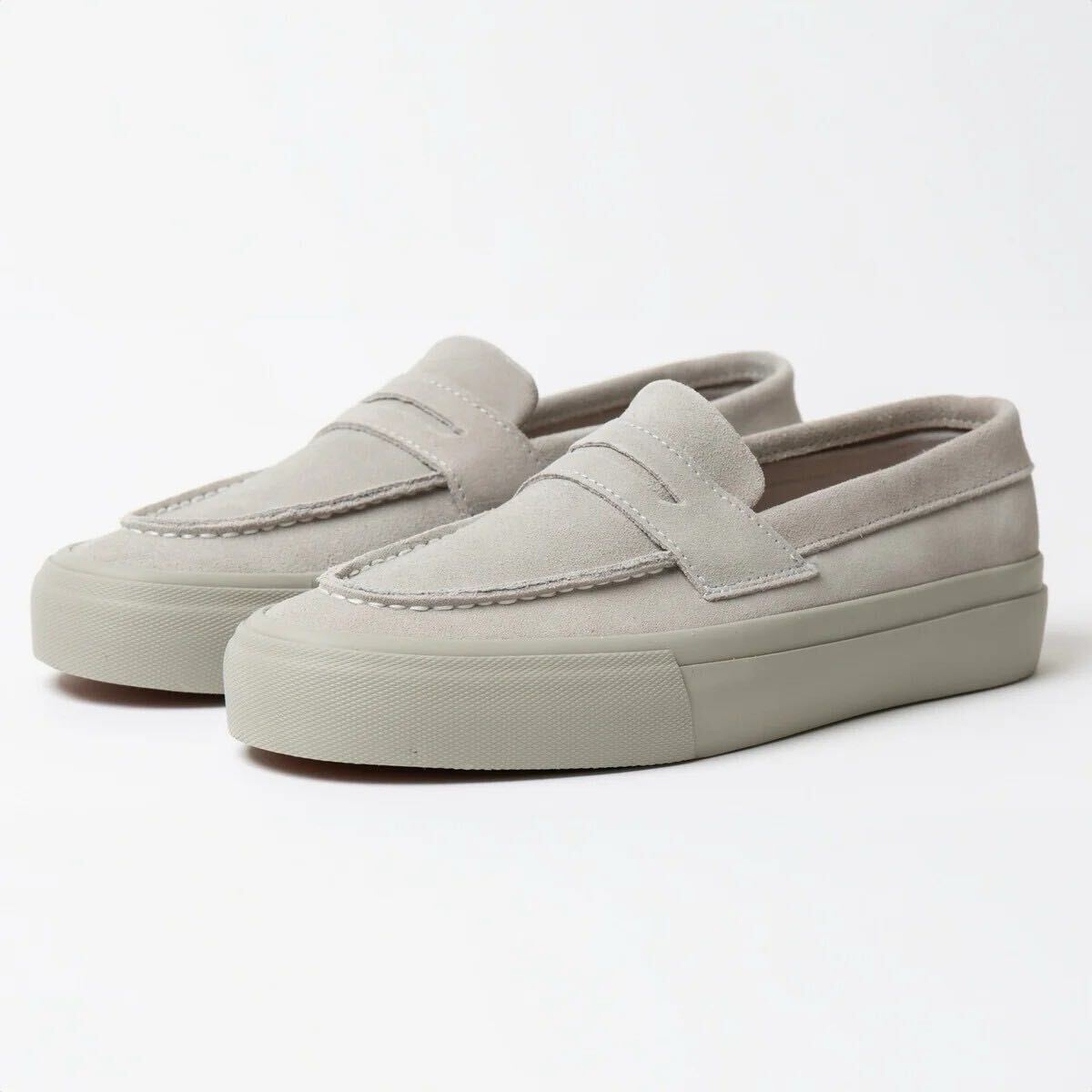【美品】STANCLAN PENNY Suede Taupe Gray Mono 6.5(25cm スエード ローファー 180 スニーカー グレー スタンクラン)