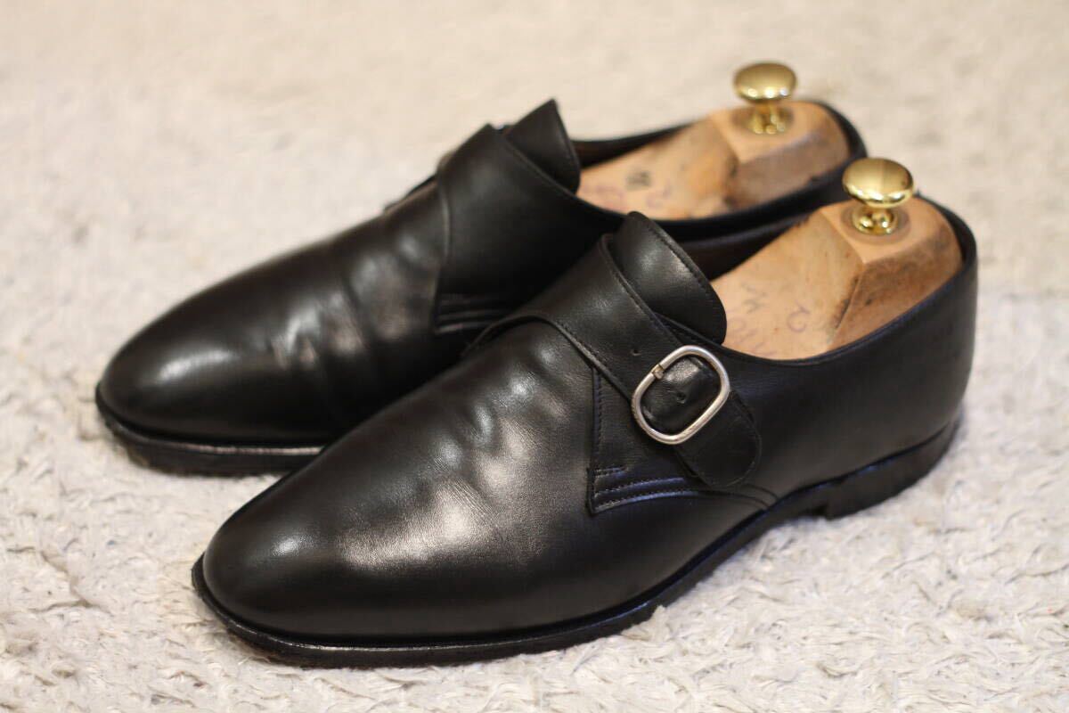 【マスターロイド/Crockett & Jones製】Lloyd Footwear オーバルバックル シングルモンクストラップ 6E(ロイド クロケット ジョーンズ)