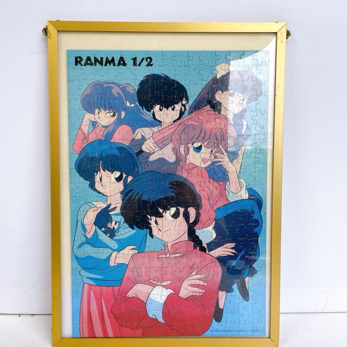 799(中古) らんま1/2 ジグソーパズル 300ピース 高橋留美子 完成品 ヴィンテージ レトロ インテリア 現状品