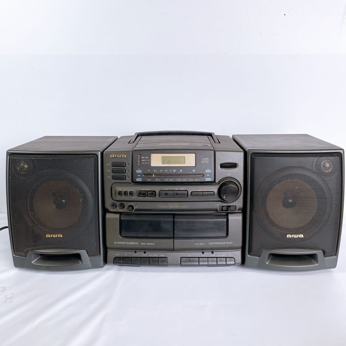 837(中古) aiwa システムコンポ XG-E3 レトロ ヴィンテージ CD ラジカセ アイワ 1990年代 通電確認済 現状品