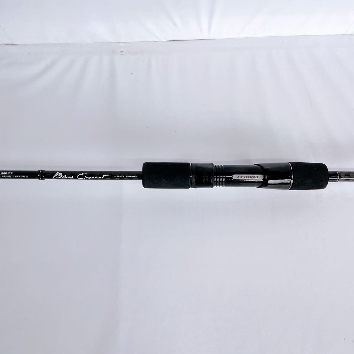 839(中古)ECOODA Black Expert ジギングロッド EBESJ-63M SENSITIVE GRIP 釣り竿 アウトドア 現状品
