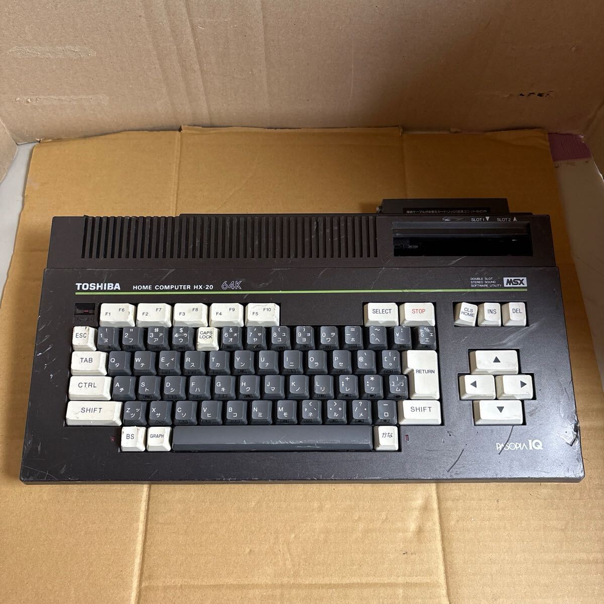 A1236/東芝 ホームコンピュータ PASOPIA IQ HX-20 64K MSX TOSHIBA ジャンク品