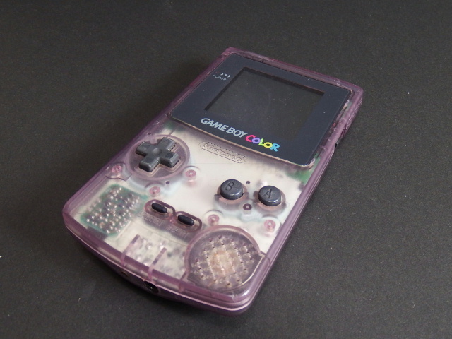 ■■任天堂 Nintendo ゲームボーイカラー GAME BOY COLOR CGB-001 クリアバージョン 起動OK■■