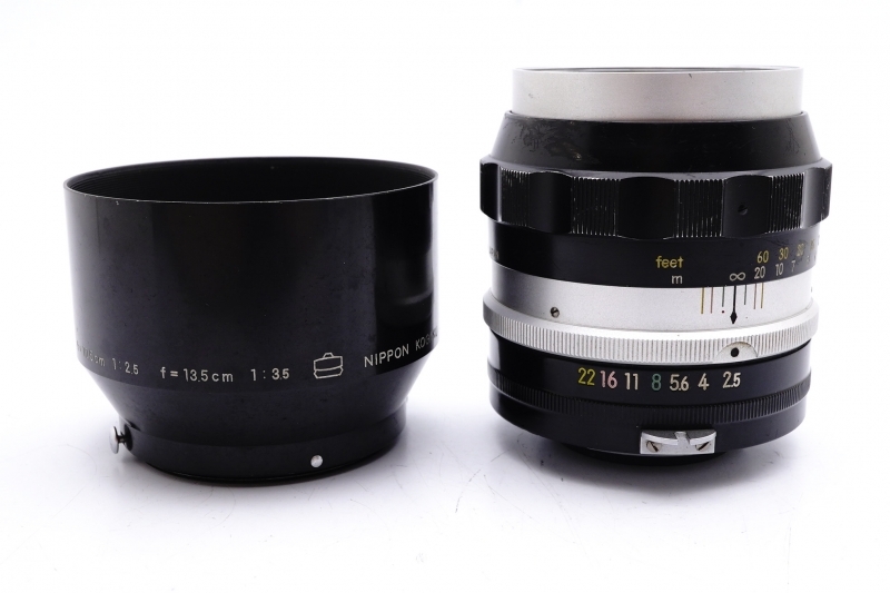 ★美品★ Nikon NIKKOR-P Auto 105mm F2.5 Nippon Kogaku Japan Lens ニコン レンズ 完動 ☆希少付属品☆ ◆794