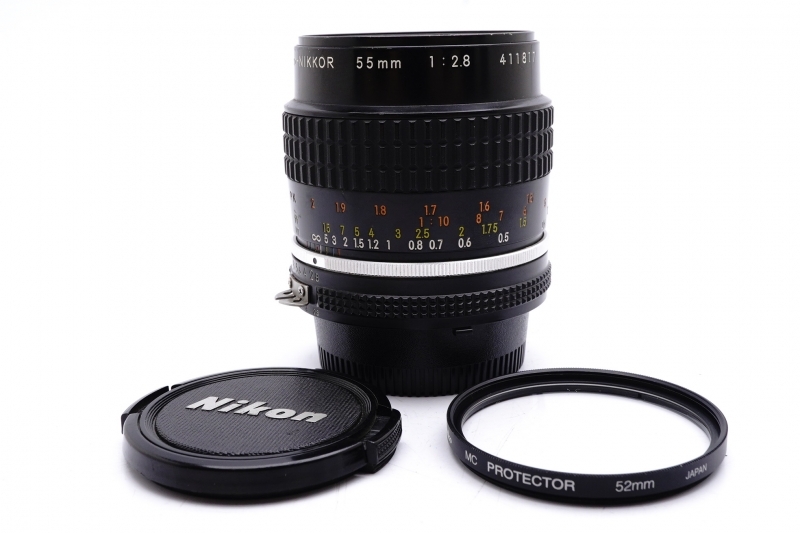 ★美品★ Nikon Ai-S Micro-NIKKOR 55mm F2.8 Lens ニコン レンズ 完動 キレイ ◆806
