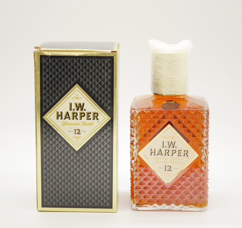 ●【未開栓】I.W. HARPER IWハーパー 12年 ウイスキー 750ml 43% 箱付 　f_z