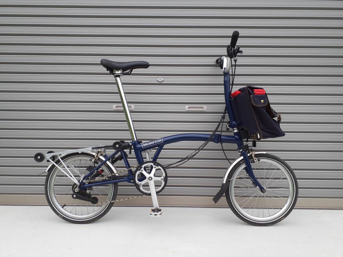 ★BROMPTON ブロンプトン M6R 2017年モデル ワンオーナー 純正フロントバッグ、説明書付属【美車】