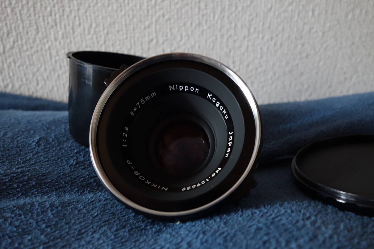 Bronica S2用　75mm f2.8 レンズ　Nippon Kogaku　