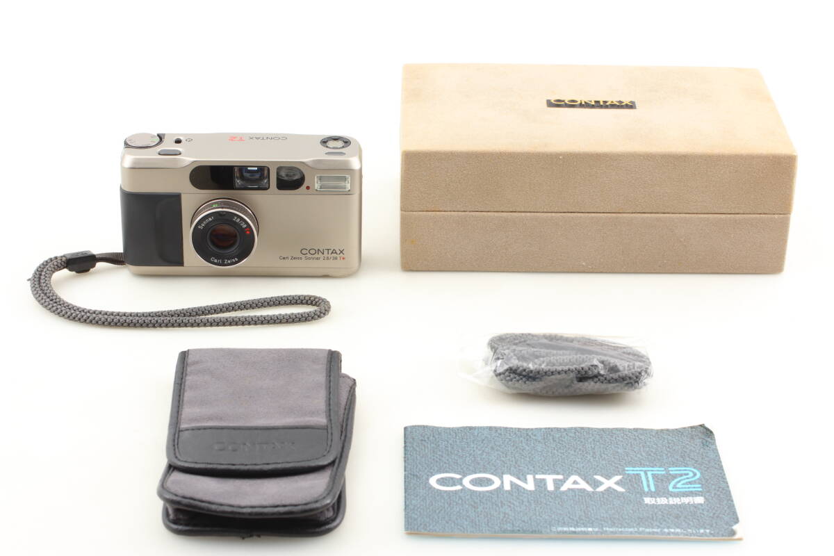 Contax T2 フィルムカメラ　BOX　ソフトケース付