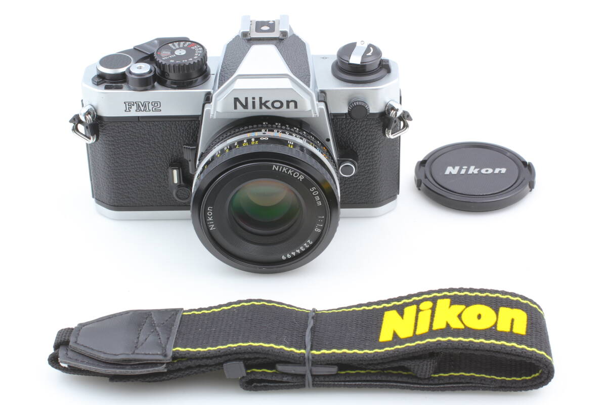 Nikon　New　FM2　50mm　f1.8　パンケーキレンズ付き