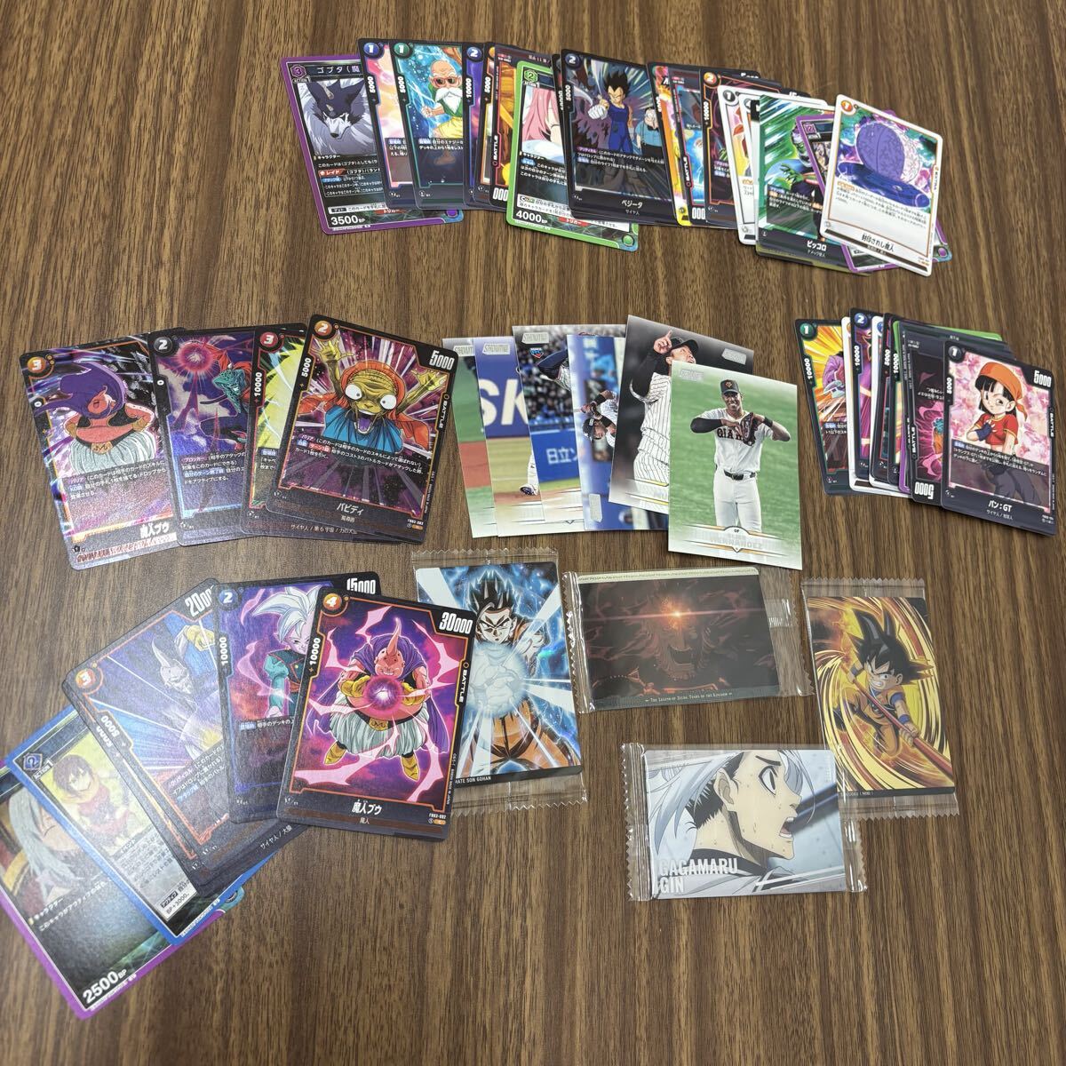 (b10551)カードまとめ売り ドラゴンボールカード 野球カード、その他まとめ フュージョンワールド スーパーカードゲーム