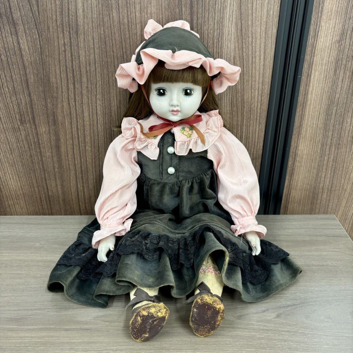 (n53)アンティークドール ビンテージドール ドール ビスクドール風 アンティーク人形 クラシカル ヨーロッパ風 人形 