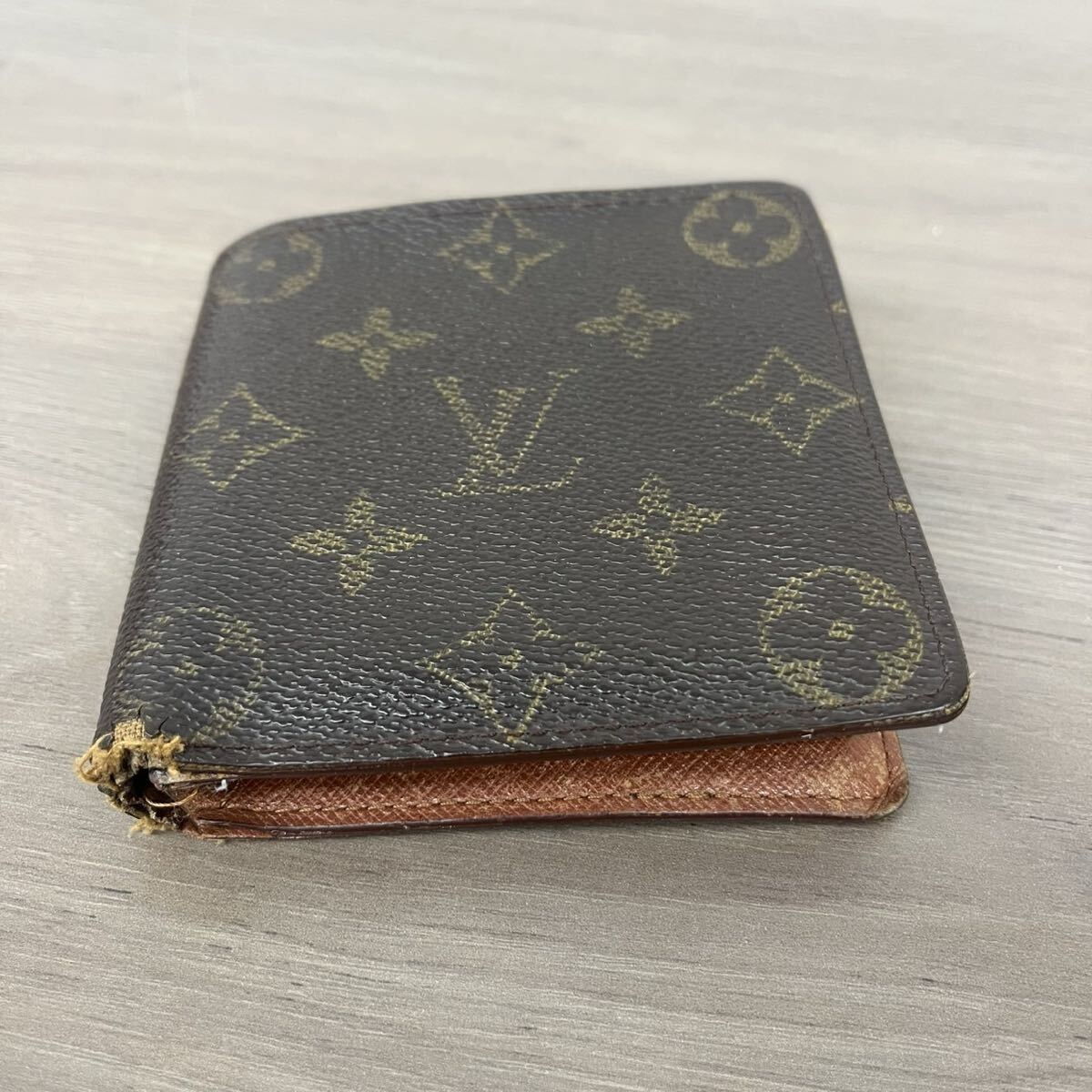 (s7781)1円〜 LOUIS VUITTON ルイヴィトン ポルトフォイユ マルコ 財布 折りたたみ 二つ折り ウォレット ユニセックス シリアル有り