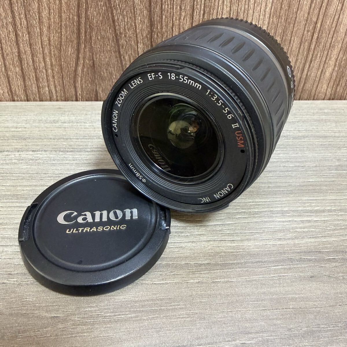 (i7618)1円～Canon キャノン レンズ ULTRASONIC ウルトラソニック EFS 18-55mm 1:3.5-5.6 Ⅱ USM