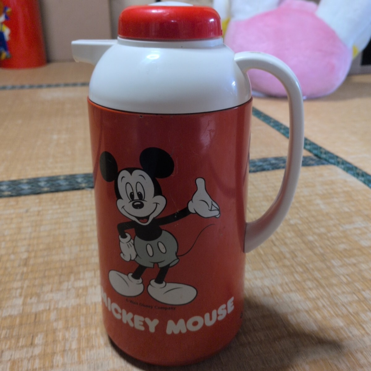 昭和レトロ ディズニー 象印 魔法瓶一リットル 