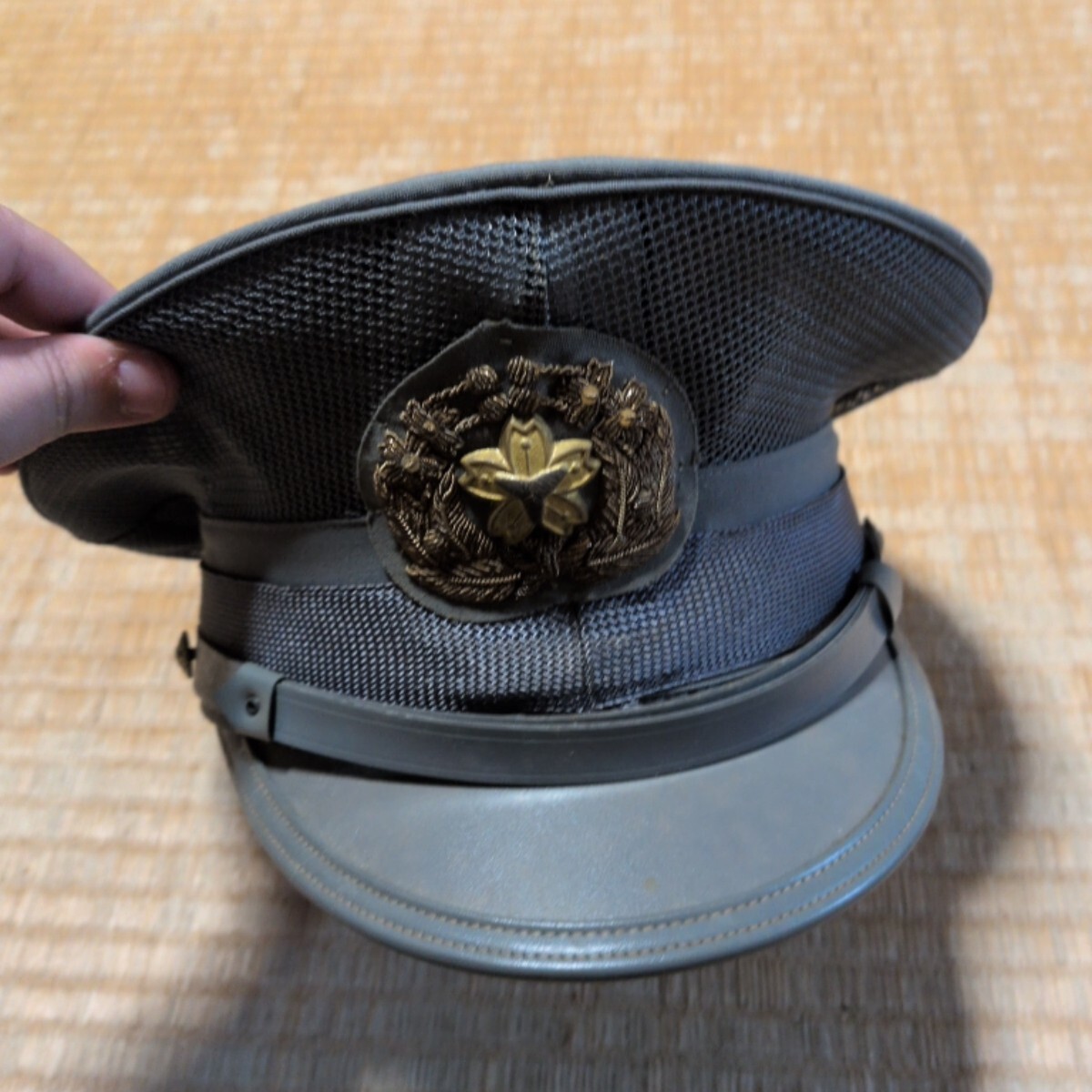 当時物 消防団 制帽 帽子 消防士 徽章 昭和レトロ ビンテージ