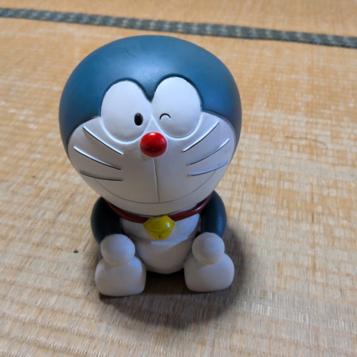 レトロ ドラえもん 貯金箱 ソフビ1970年