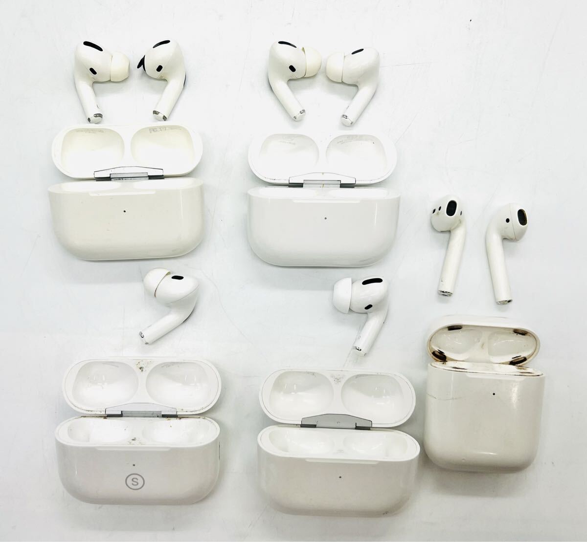 Apple AirPods イヤホン 充電ケース まとめセット 【ジャンク品】A2190/A2190/A2700/A2968/A1938
