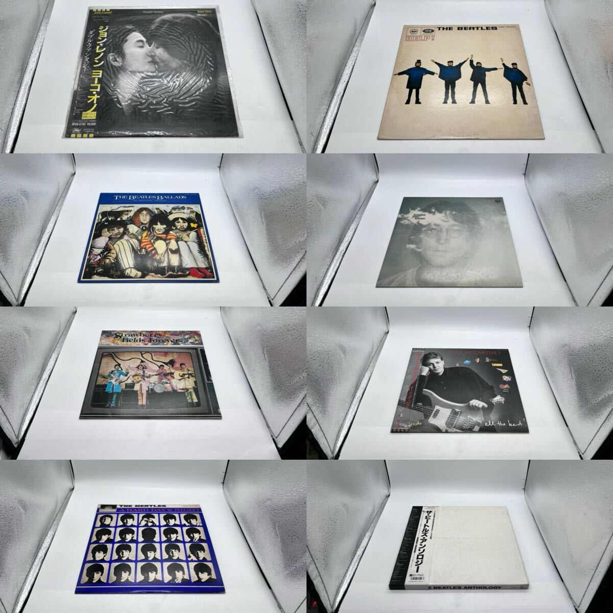 BEATLES ビートルズ LP レコード 8点 おまとめ /HELP! BALLADS imagine A HARD DAY'S NIGHT アンソロジー