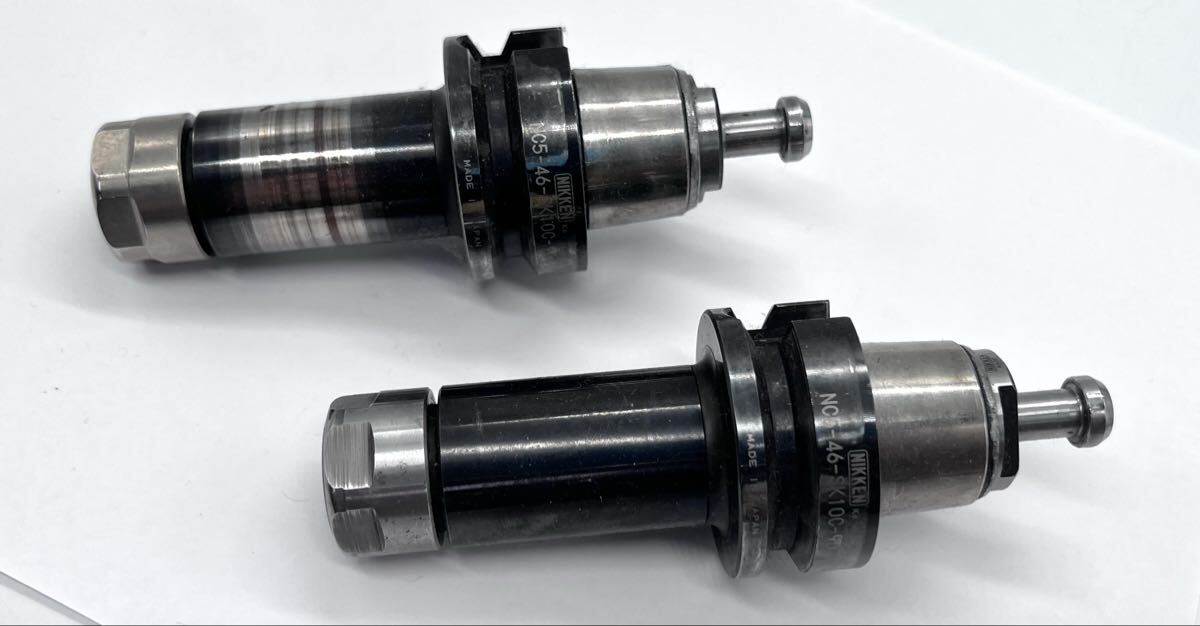 中古保管品 NIKKEN 日研工作所 ミーリングチャック NC5-46-SK10C-90 日本製 2個セット