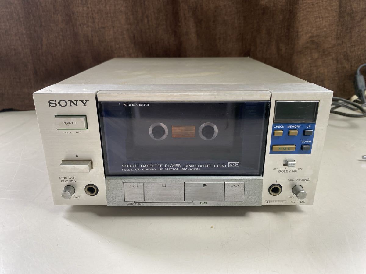 ソニー SONY TC-PB5 STEREO CASSETTE プレーヤー カセットデッキ