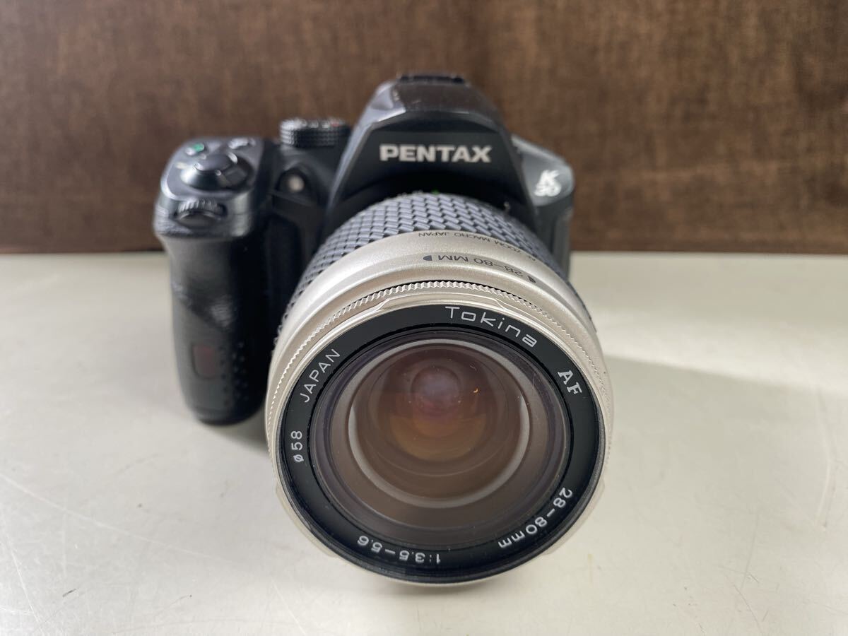 PENTAX K30 TOKINA AF 28-80mm f3.5−5.6 電池液漏れあり　 デジタル一眼レフカメラ