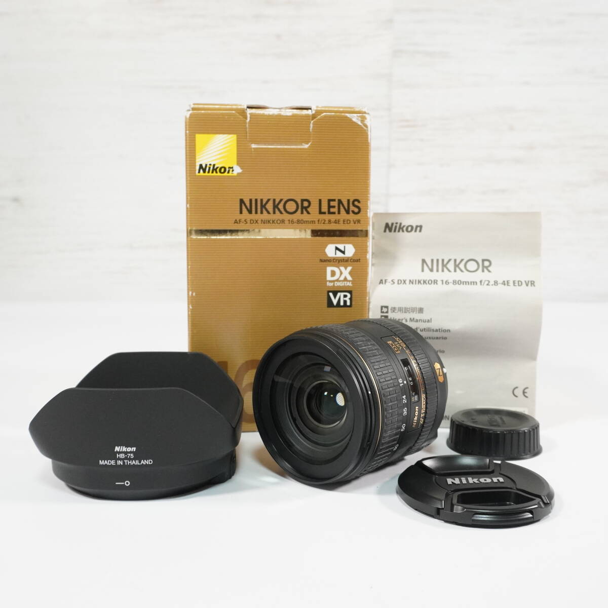 【美品】Nikon ニコン AF-S DX NIKKOR 16-80mm F2.8-4E ED VR