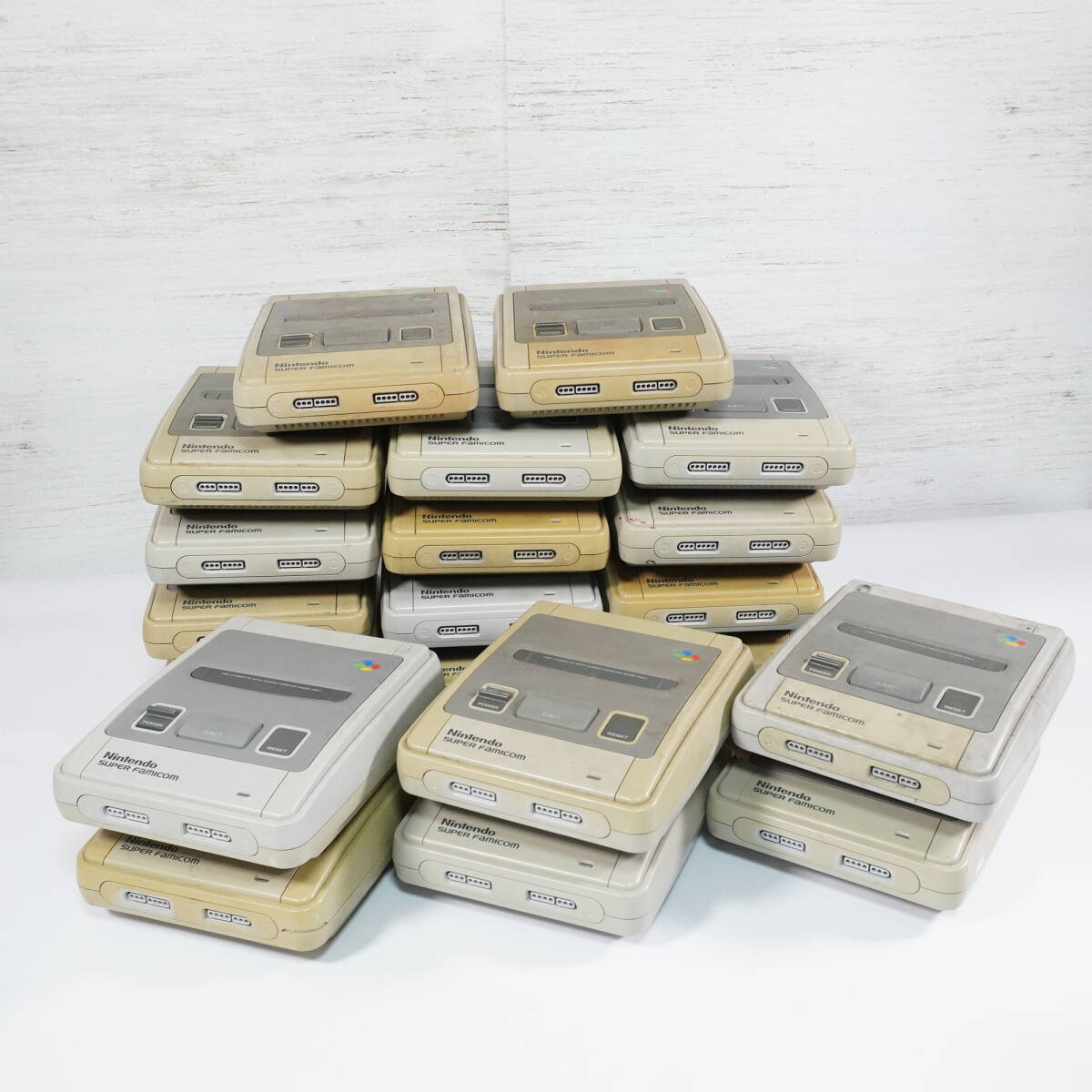 Nintendo スーパーファミコン SFC 本体 SHVC-001 20台 ジャンク まとめ