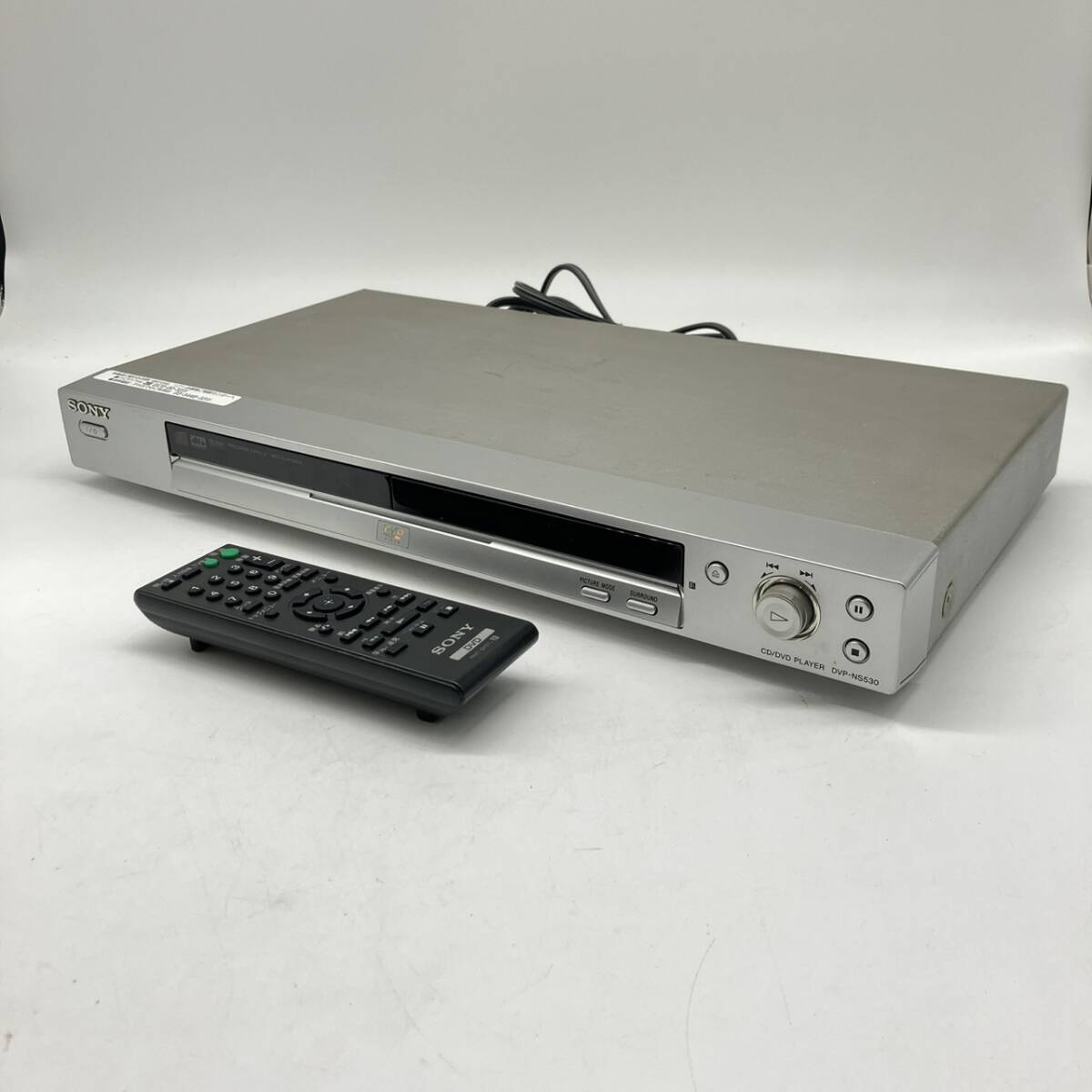 【通電確認済】SONY CD/DVDプレーヤー　DVP-NS530 M275-1-2②