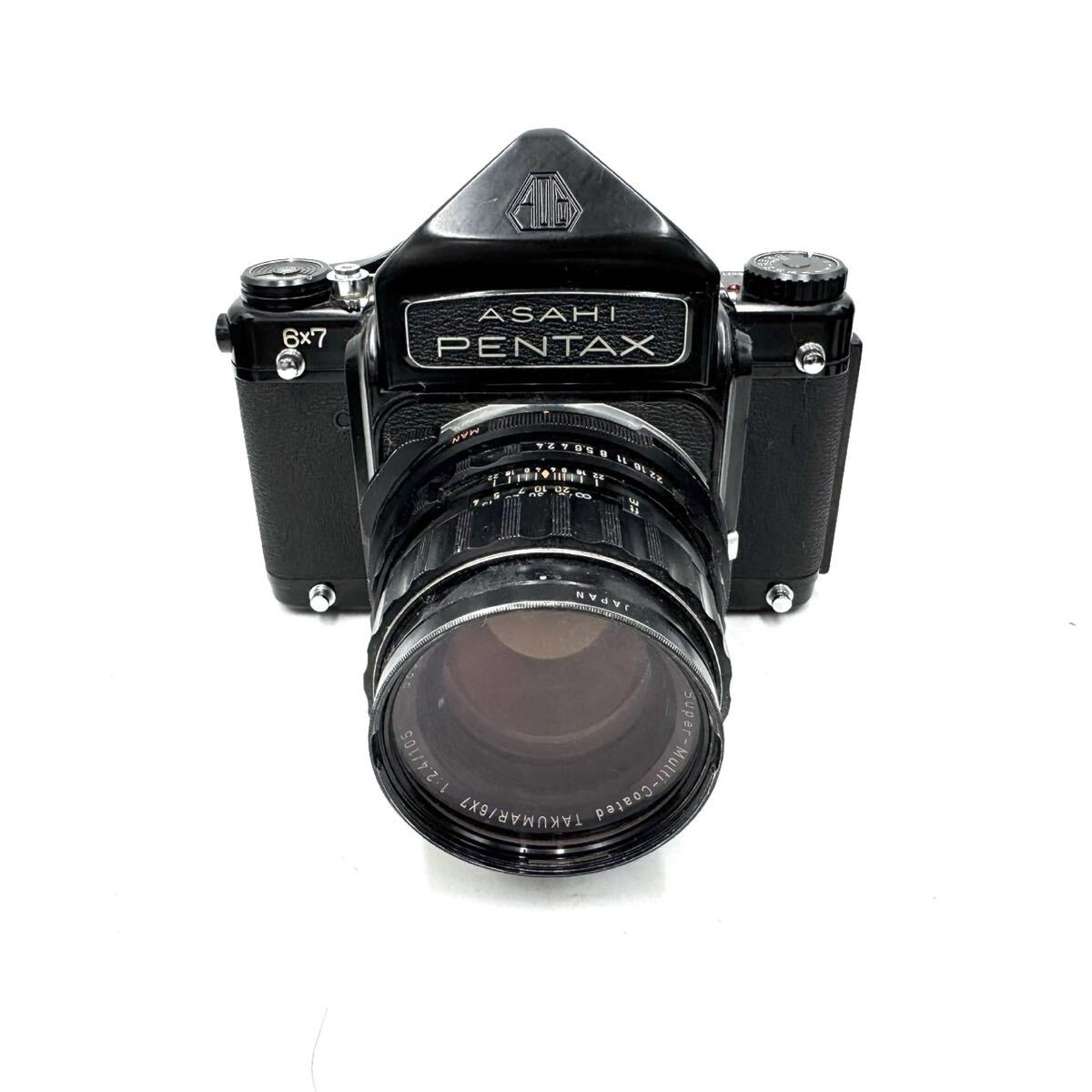 ASAHI PENTAX アサヒ ペンタックス 6x7 中判カメラ フィルムカメラ TAKUMAR 6x7 1:2.4/105 レンズ
