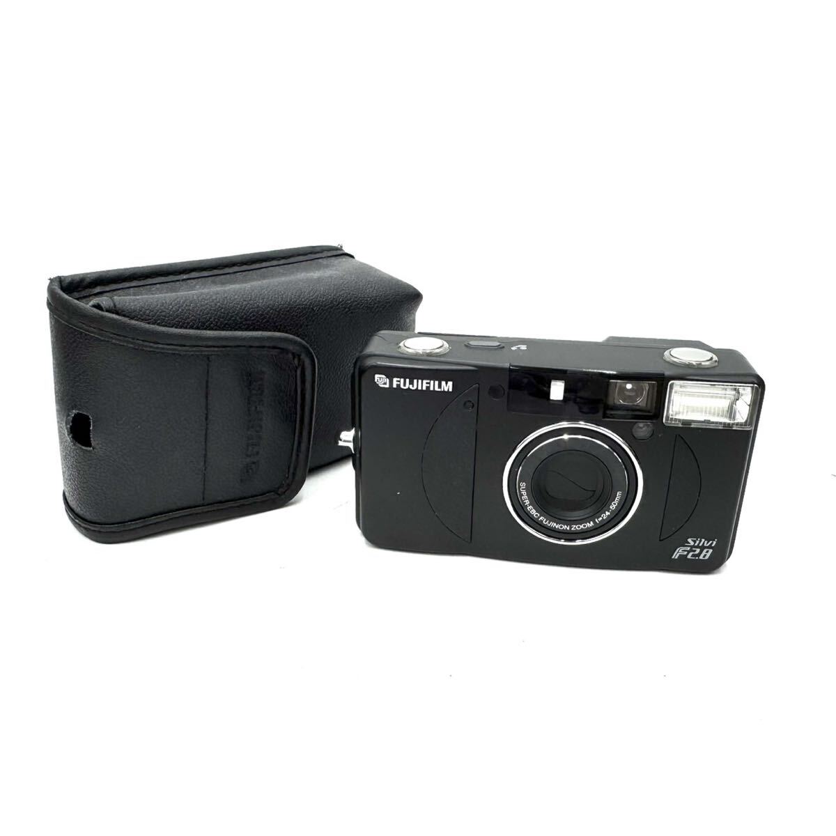FUJIFILM Silvi F2.8 フィルムカメラ コンパクトフィルムカメラ 富士フイルム フジフィルム ブラック