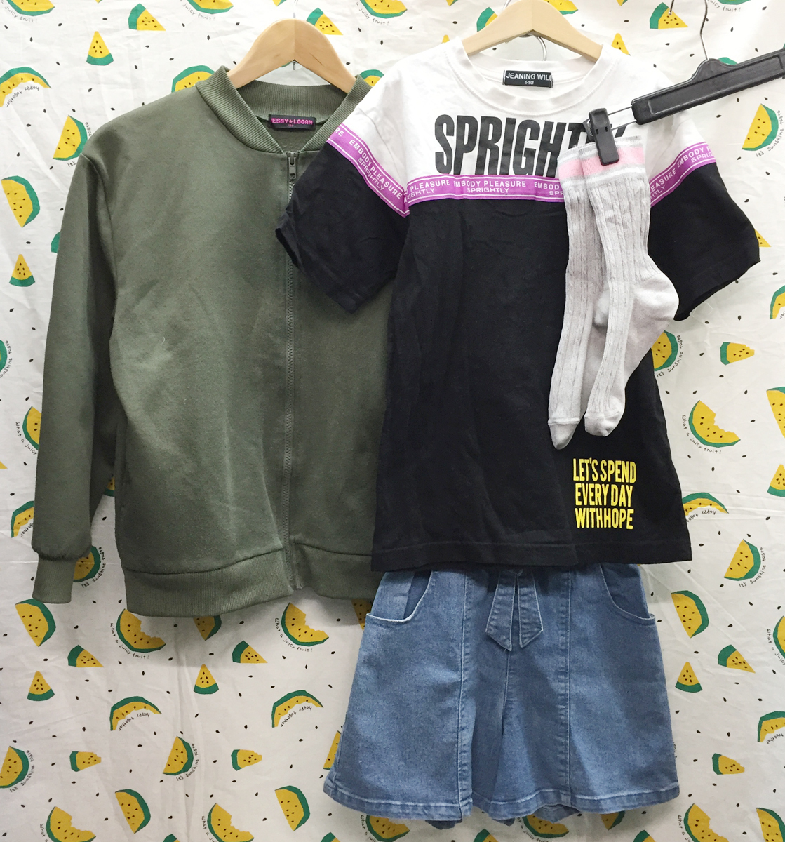 *。o♪★とっても可愛い♪お出かけ重ね着コーデセット★キッズジュニアティーンズ150・140
