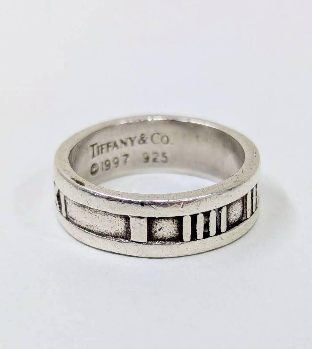 TIFFANY＆Co. ティファニー アトラス リング SV 925 シルバー アクセサリー 指輪 リング 1997 重量約5.4g 約12号 ITFW7CQSHZJG F0511