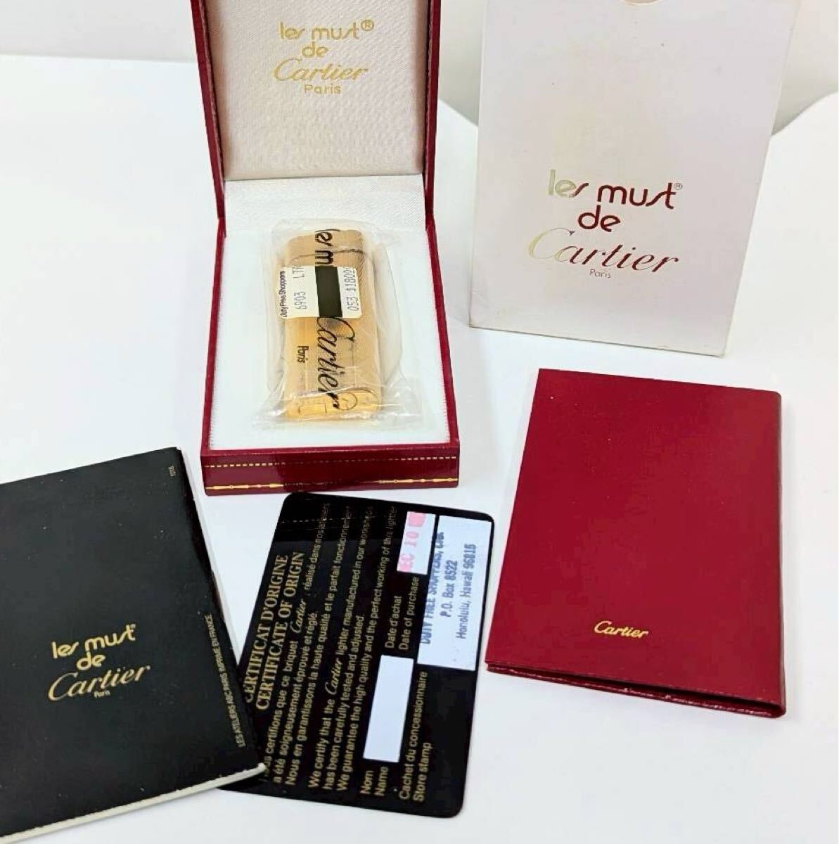 Cartier カルティエ オーバル ローラー式 ガスライター ゴールド カルチェ 箱付き 喫煙グッズ ITQPD45P3N1G E0427
