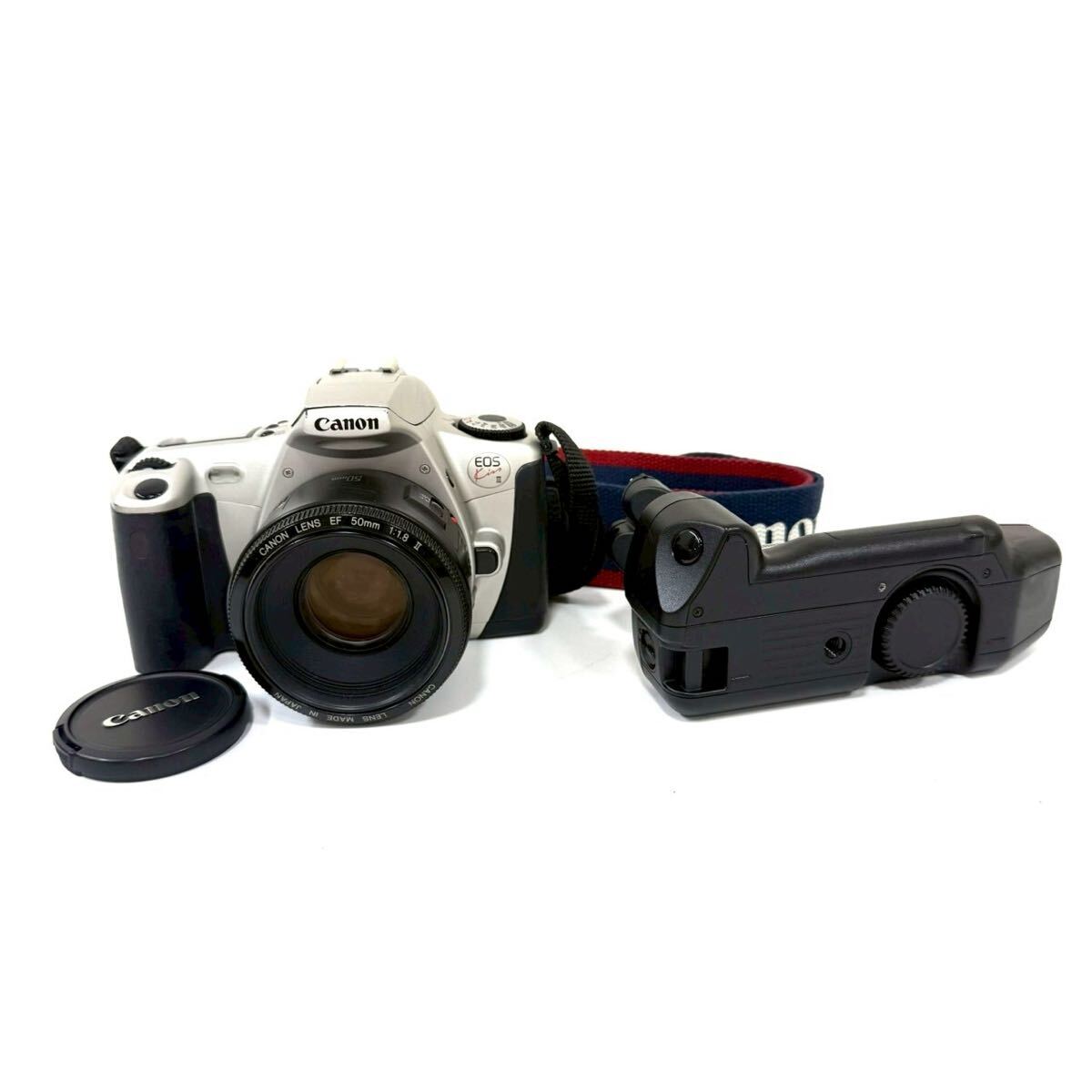 【動作未確認】Canon キャノン EOS Kiss Ⅲ 一眼レフ フィルムカメラ ZOOM LENS EF 50㎜ 日本製 ITDTON75IX3O D0504