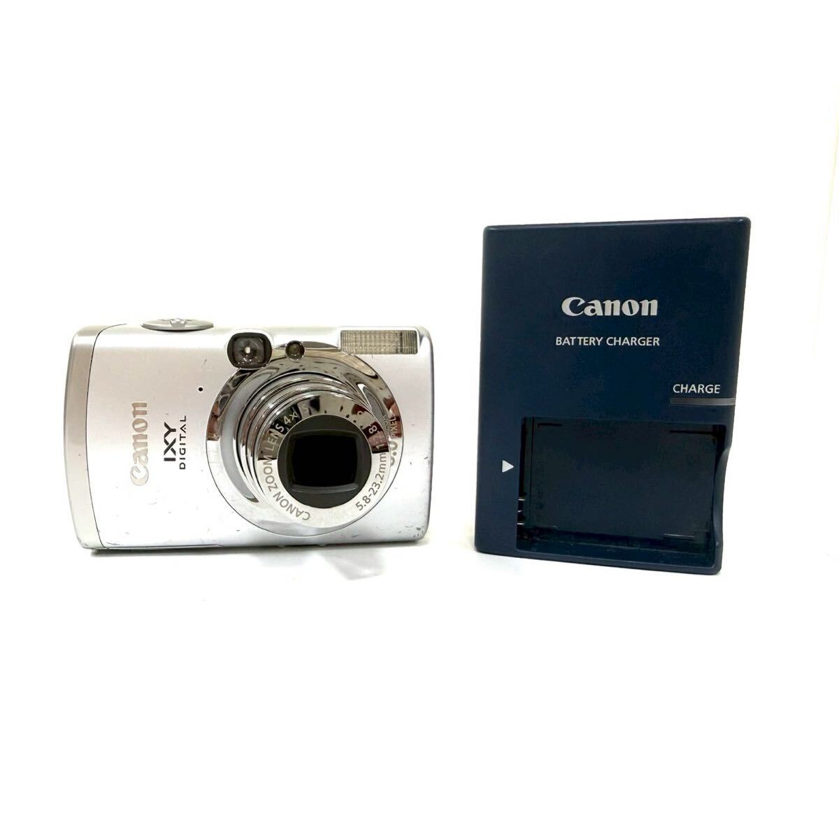 【通電のみ確認】Canon キャノン IXY DIGITAL 810 IS イクシー シルバー PC1235 デジタルカメラ コンデジ ITDSCAWLN8G0 A0518