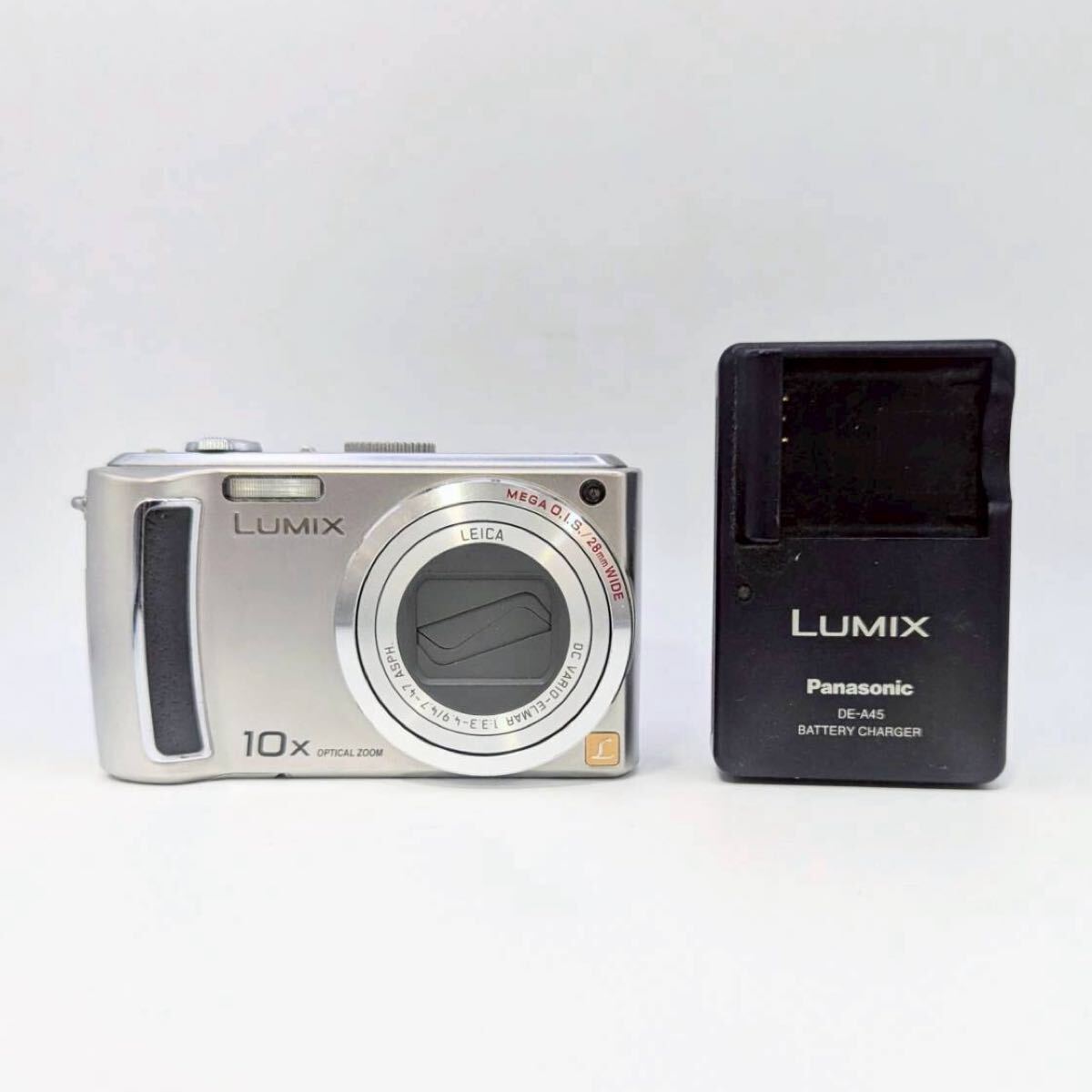 【通電のみ確認】Panasonic パナソニック LUMIX ルミックス DMC-TZ5 シルバー デジタルカメラ デジカメ IT0664XSIAU8 A0504